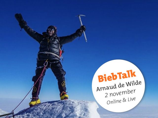 BiebTalk: Naar de top van het koudste continent | Arnaud de Wilde