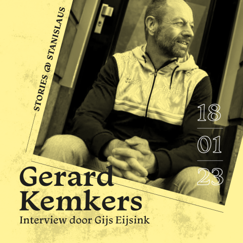 Gijs Eijsink in gesprek met Gerard Kemkers in Stories@Stanislaus