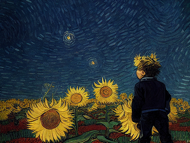 Project Van Gogh: zonnebloemen knutselen