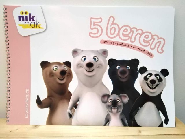 5 Beren (NL-AR-EN-FR-PL-TR) - boek - vertelboek