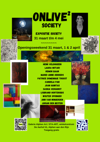 Expositie ONLIVE 2 Society (Galerie STA-ART)