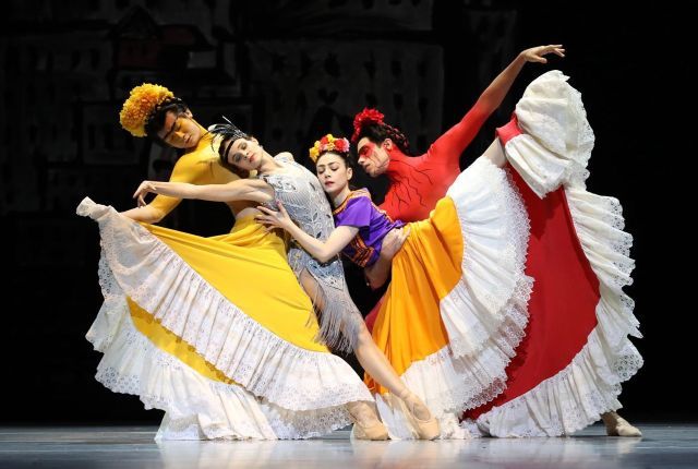Kunstbus; Het Nationale ballet met voorstelling "Frida"