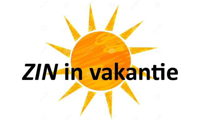 ZIN in vakantie