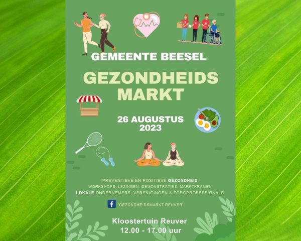 Samen Positief Gezond! – Gezondheidsmarkt Reuver 26-08-2023 12:00