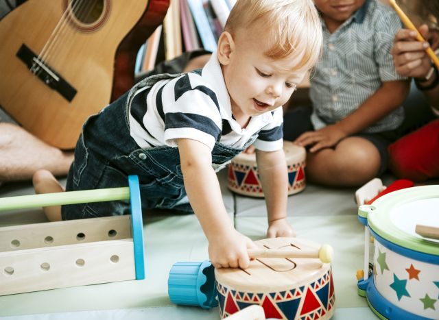 Muziek op schoot