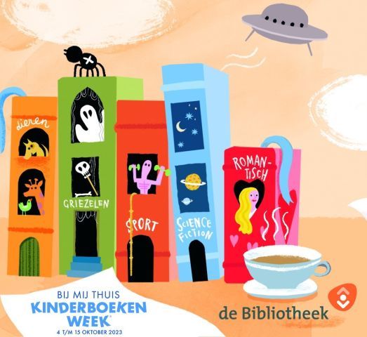 Stickerspeurtocht Voel je Thuis in de Bieb