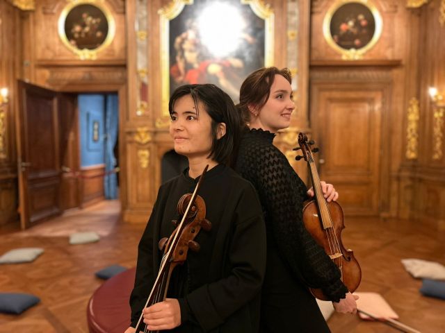 Night at the Library: Ligconcert Sara Nakade en Tuuli Korte