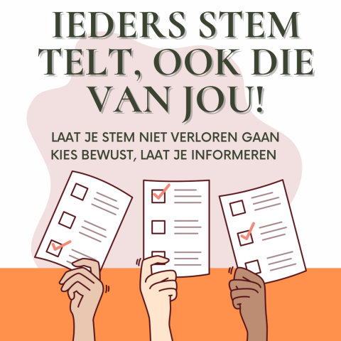 22 november Tweede Kamer Verkiezingen:  Iedere stem telt, ook die van jou!