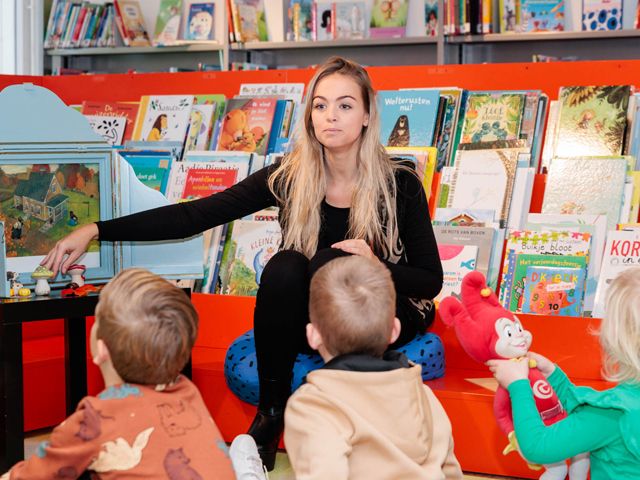 PeuterParade met Martine tijdens de Nationale Voorleesdagen