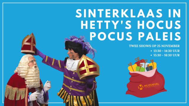 Sinterklaas in Hetty Hocus-Pocus paleis