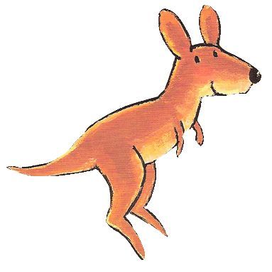 Vertelplaat: Kleine kangoeroe