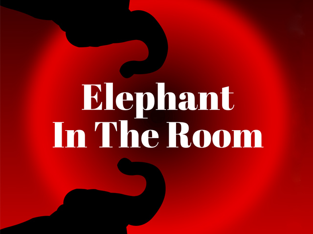 Kunst in de Bieb : "The elephant in the room"