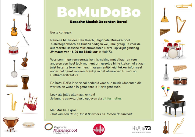 BoMuDoBo - Bossche Muziekdocenten Borrel