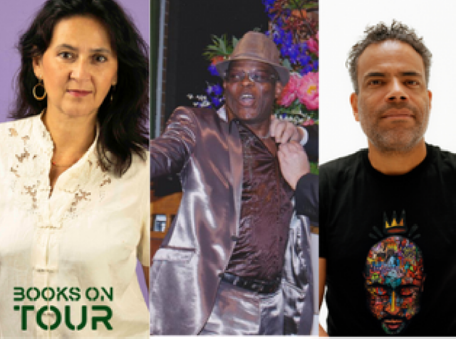 Books on Tour Suriname: met Edgar Burgos, Bodil de la Parra en Jeffrey Spalburg