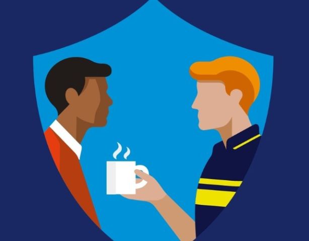 Koffie met een Cop