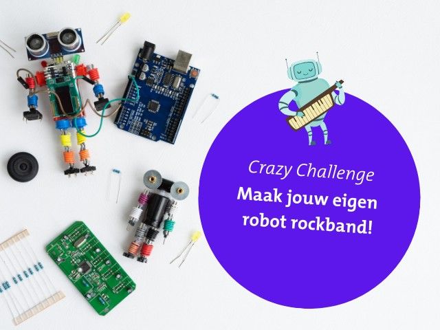 Crazy Challenge: Maak een rockende robotband