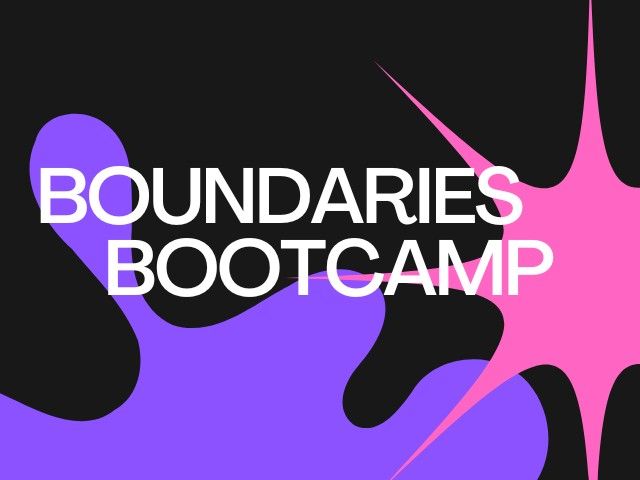 Boundaries Bootcamp: een workshop grenzen herkennen
