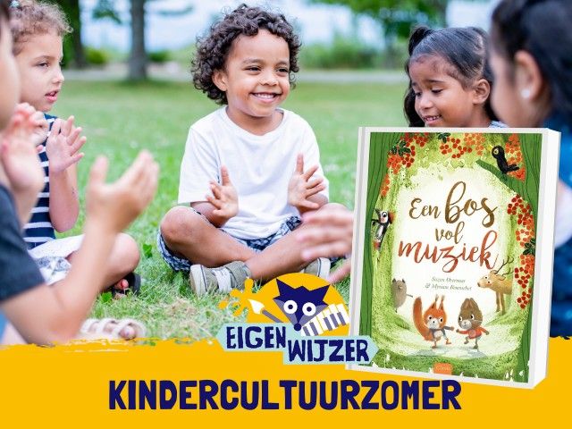 Muziek maken in het bos