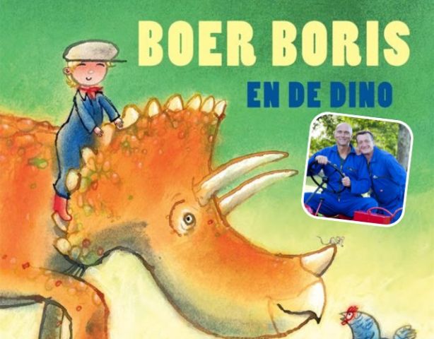 Boer Boris in de bieb