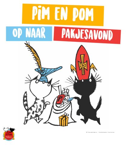 Theatervoorstelling Pim & Pom op naar Pakjesavond