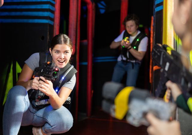 Lasergamen in de Bibliotheek