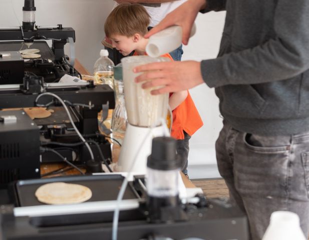 High Tech workshop: Pannenkoeken printen