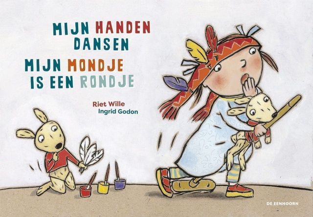 Kamishibai: Mijn handjes dansen. Mijn mondje is een rondje.