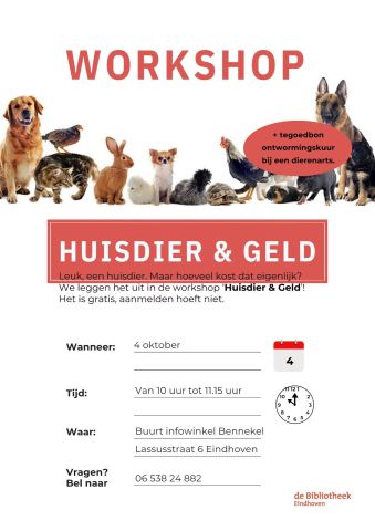 Workshop Huisdier en Geld