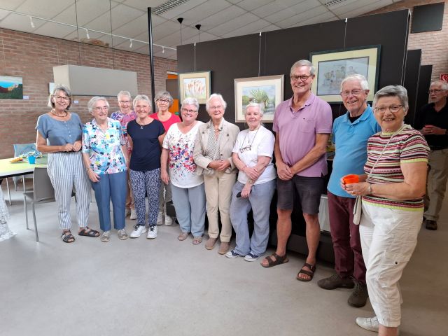 Expositie schilderclub 'De Vrolijke Kwasten'