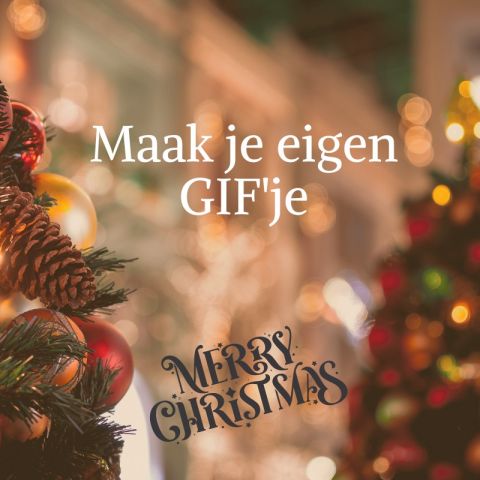 Je eigen GIF maken voor de feestdagen