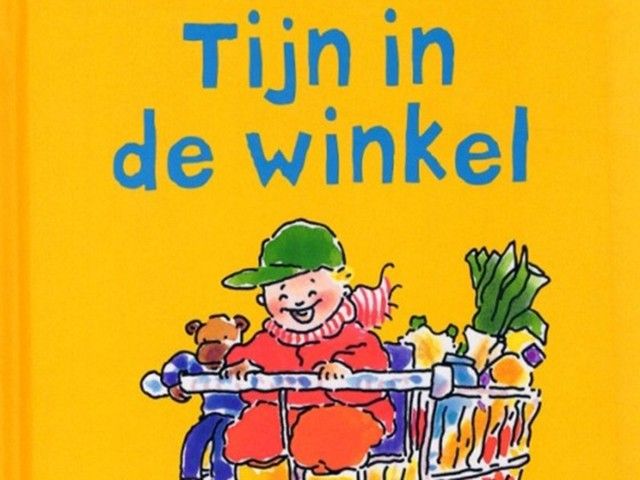 Tijn in de winkel