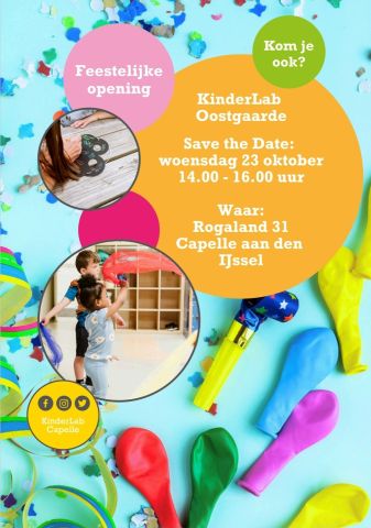 Opening KinderLab Oostgaarde