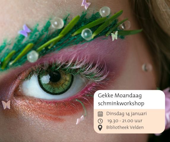 Gekke Maondaag schminkworkshop