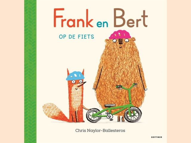 Frank en Bert op de fiets