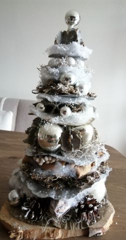 Gestapelde kerstboom