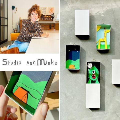 Maaklab kids: mini-kijkdoos maken