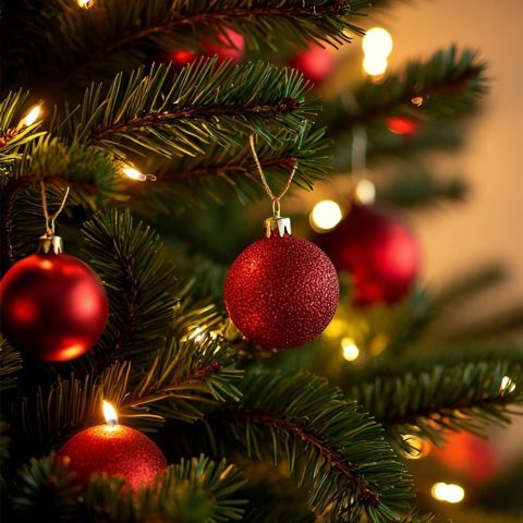 Ik mis je met kerst-boom