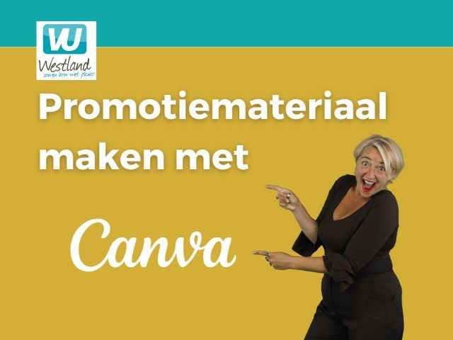 Workshop Ontwerpen van promotiemateriaal met Canva