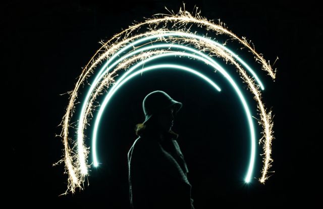 Dieren tekenen met licht