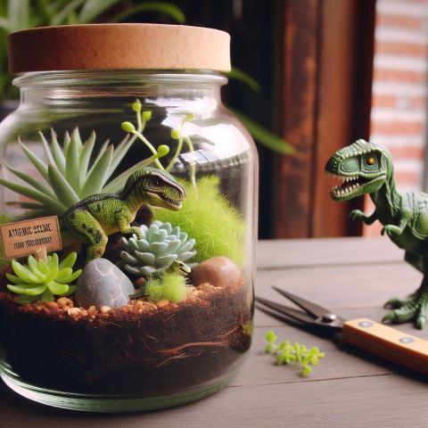 Doe het zelf terrarium maken