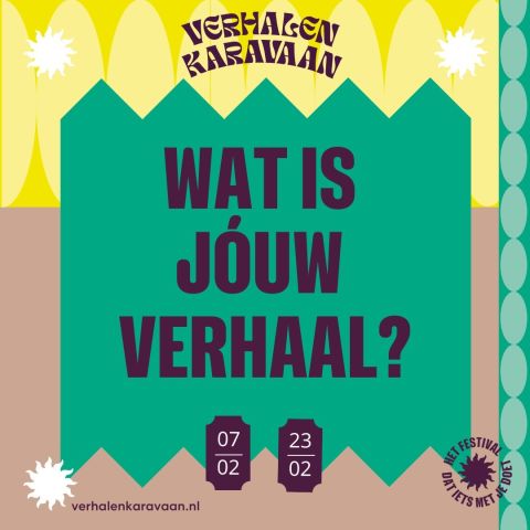 Literair Café 102 -  Jouw verhaal in de Verhalenkaravaan