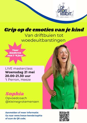 Opgroeikracht: Masterclass omgaan met de emoties van je kind door Sophia van Splunteren