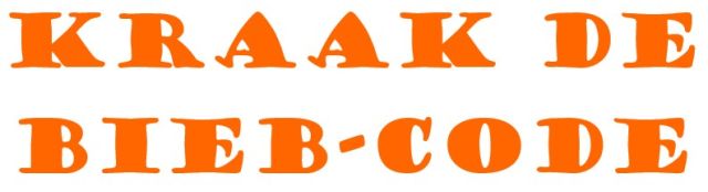Biebbezoek 'Kraak de biebcode' VOORINSCHRIJVING