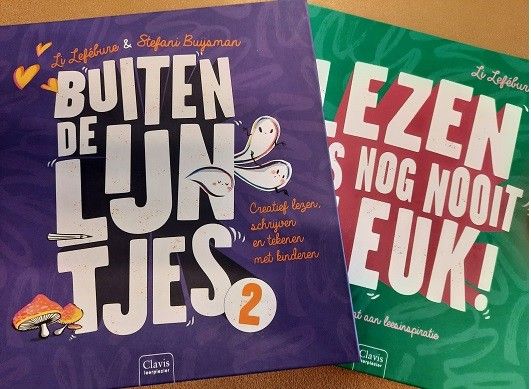 Leen de boeken: Lezen was nog nooit zo leuk! en Buiten de lijntjes 2 van Li Lefébure