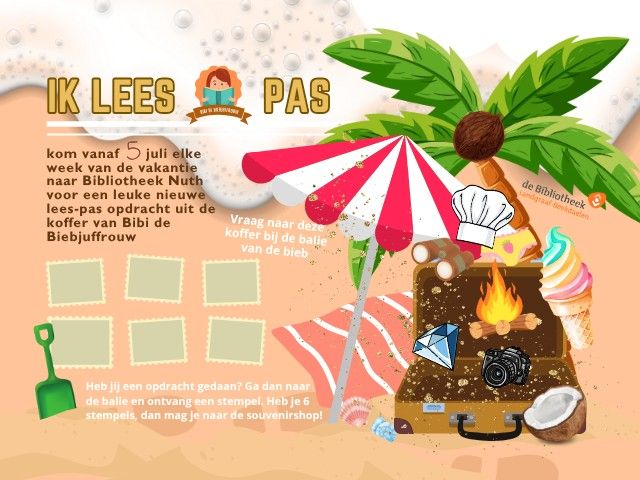 IK LEES-pas zomervakantie Beekdaelen