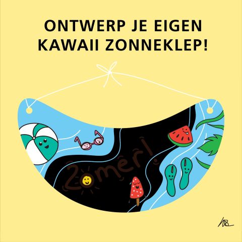 Workshop: ontwerp je eigen kawaii zonneklep met Lizzy van Talldoor Art