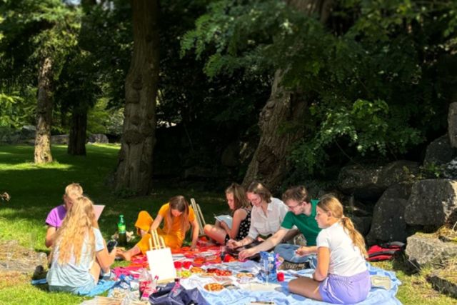 Hittegolf: Schilder picknick