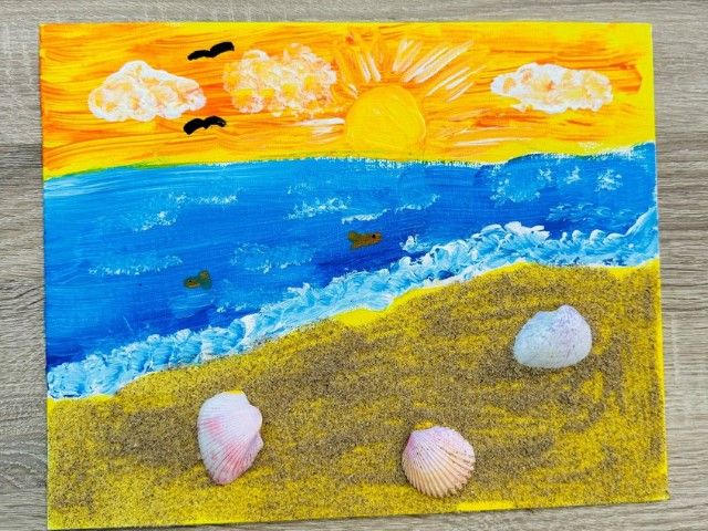 Workshop: Maak een strandschilderij