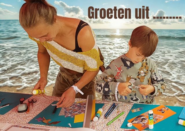Groeten uit .... Maak je eigen zomerse ansichtkaart!