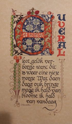 Maand van de Geschiedenis: Koffie met... kalligraaf Wil Raeijmaeckers